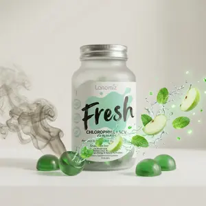 Sugar Free Chlorophyll + ACV Gummies - Internal Deodorant for Body Odor, Breath & Intimate Freshness - Vegan Detox Healthcare Healthcare