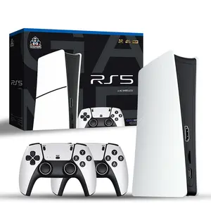 2026 New Upgrade RS5 Game Console, 4K HDMI Output, 2×2.4G Wireless Controllers, 46000+ Retro Games Compatible with PS1 PSP
