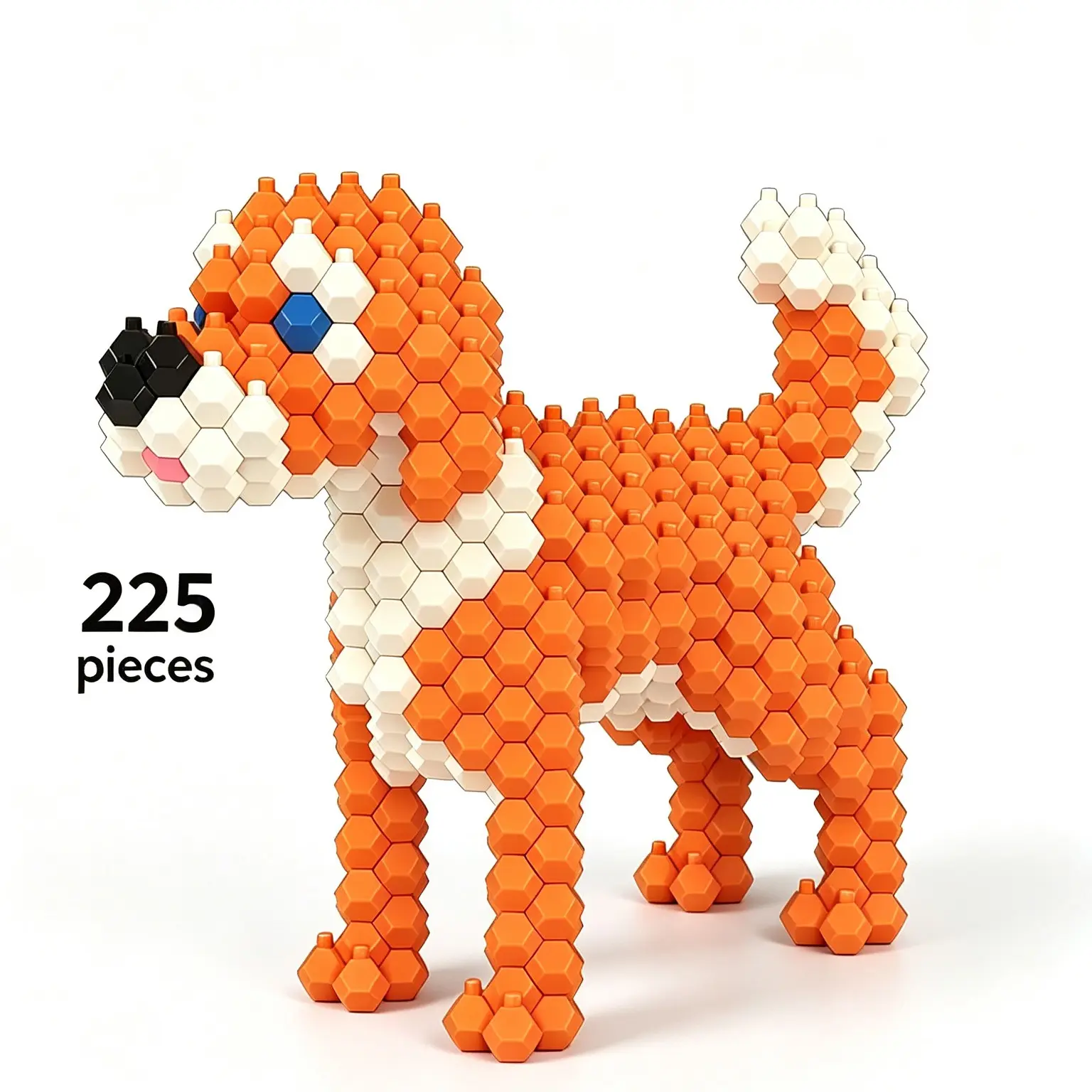 Advanced Abs Pixel Micro Model Kit, DIY 3D Animal Set for Teens & Adults, Creative Stem Craft Project, Collectible Desk Decor, Unique Gift