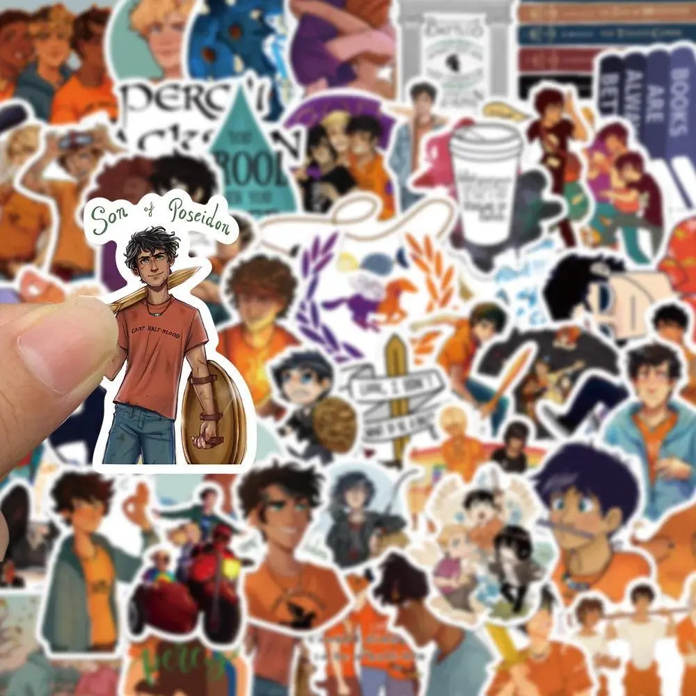 10/30/50pcs Movie Percy Jackson Cartoon Stickers DIY Skateboard Luggage Laptop Phone Stationery Cool Waterproof Graffiti Sticker