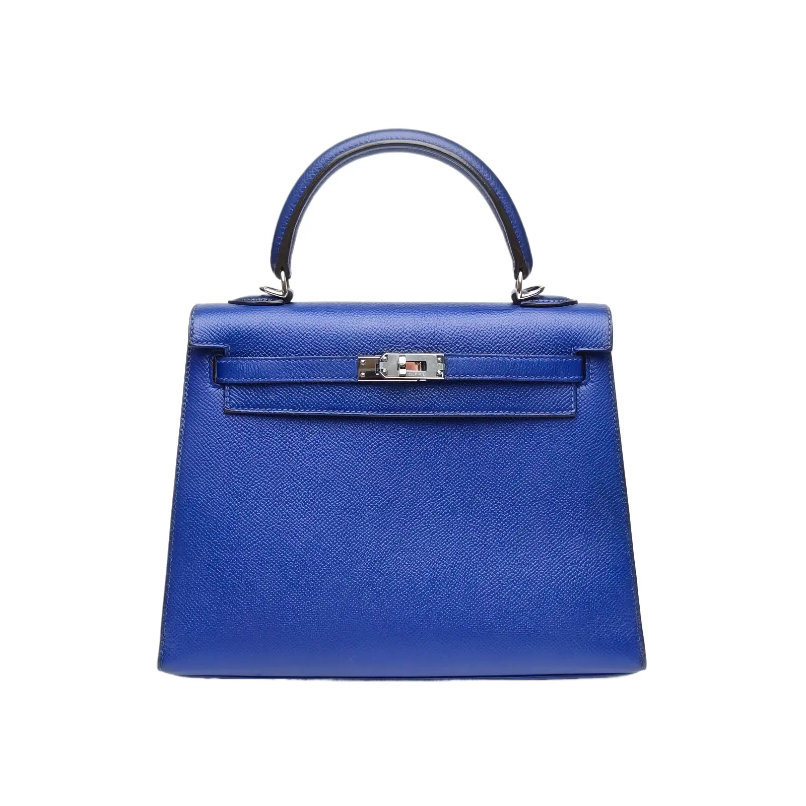Pre-owned HERMÈS HERMES Kelly 25 7T electric blue Epsom P236172193