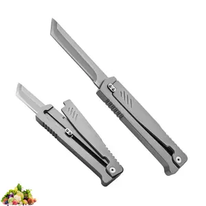Radish knife outdoor knife portable camping portable stainless steel handle folding knife high hardness folding knife