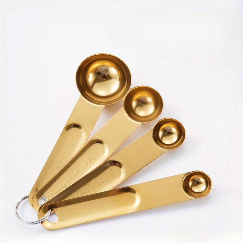 Measuring Cups & Spoons Set, 8 Counts/set Including Measuring Cups & Spoons, Stackable Stylish Sturdy Measuring Tool Set, Kitchen Accessories, Utensils