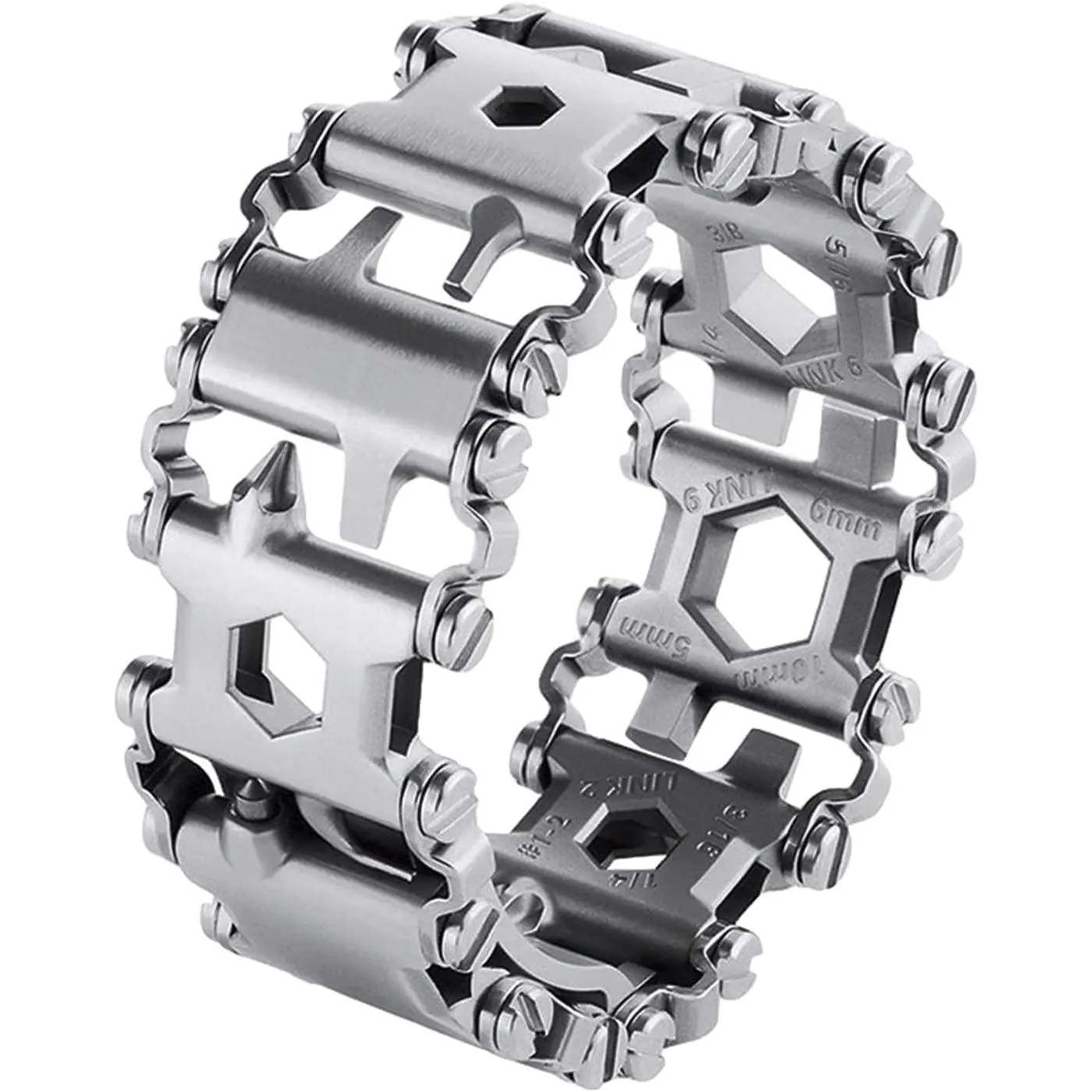 Multitool Bracelet 29 in 1 Tools Bracelet for Men, Stainless Steel Multi-Functional Tool, Dressing Up, Stylish Pratical Wristband,   Ideas for Fathers Day, Husband.