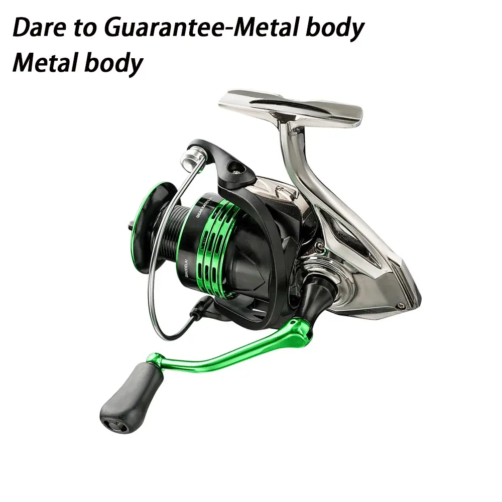 Full Metal 3+1 Axis Fishing Reel, Gear Ratio 5.2:1, Left/right Hand Swap, 12kg/26lb Max Load, /, Durable Fishing Reel, Fishing Equipment