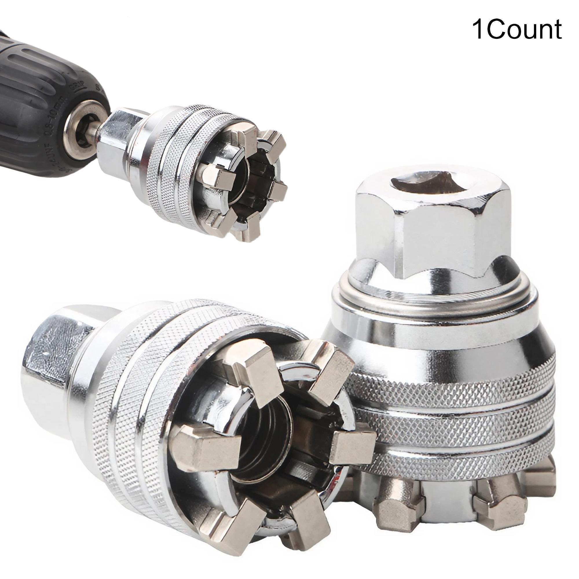 Adjustable Universal Socket Wrench, 3/8 Drive Multi-function Sleeve Wrench, Professional Sockets Tools for Drive Ratchet Torque Wrench and Power Drill, Pipe Flexible Wrench,tool kit set,tools,pressurewasher,drill,ratchet strap,tools gadgets,power tools