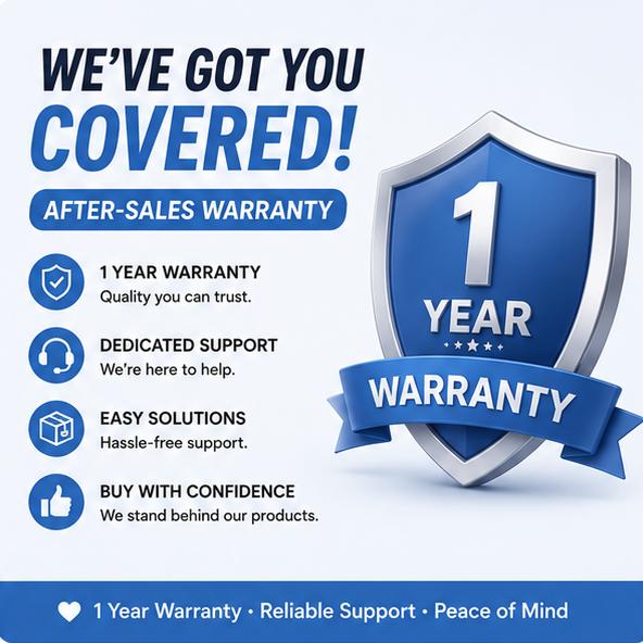 After-Sales Warranty Card – Friendly Customer Support & Easy Assistance