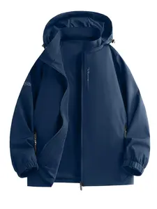 Women's Plus Size Casual Sporty Windbreaker, Fashionable Loose Fit Jacket, Hooded Thin Coat, Breathable Mesh Lining, Spring & Fall Outerwear