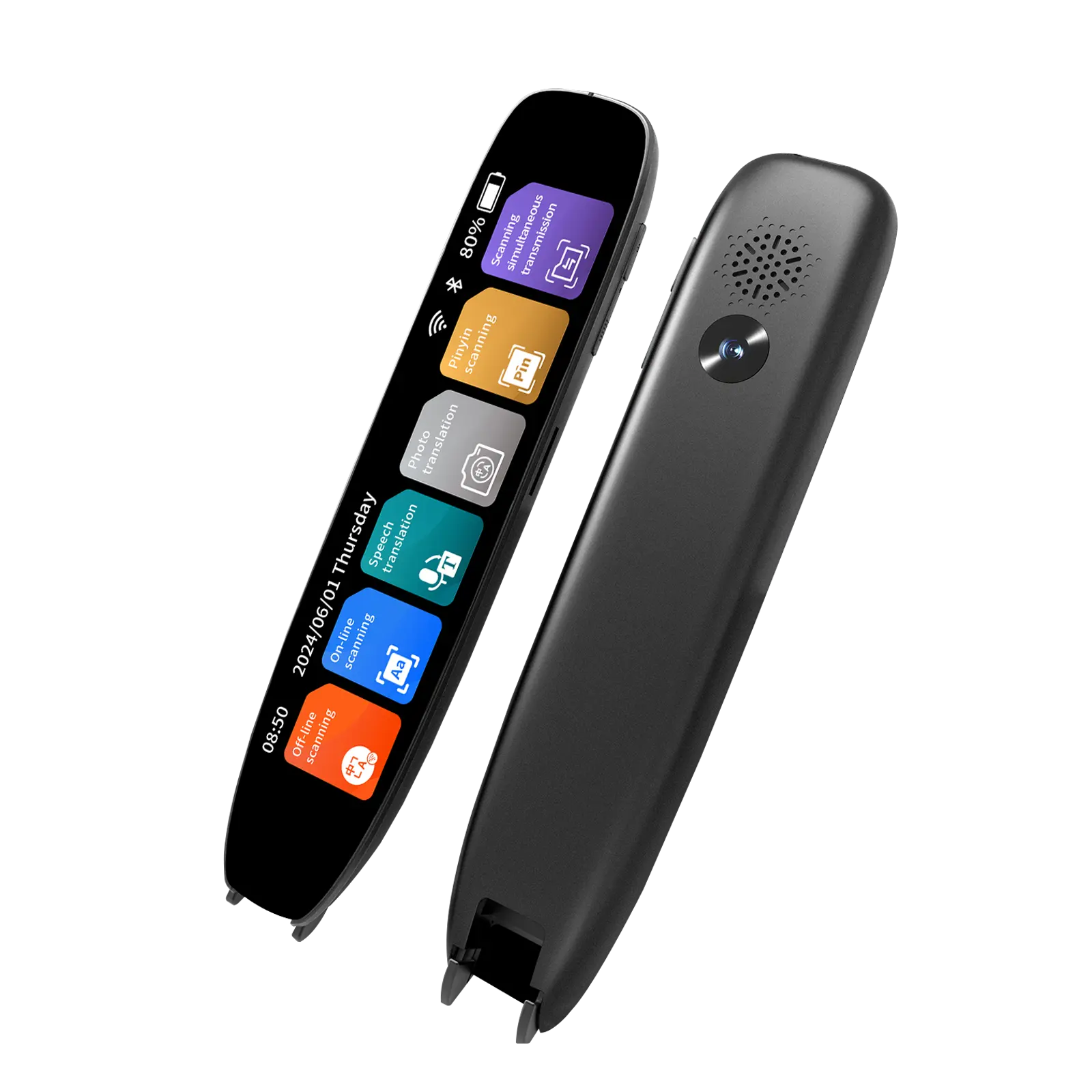 OCR Scan Translator Pen - WIFI 142 Languages Smart Dyslexia Assistive Tool, Speech/Scan-to-Text Reading Pen For Business Travel
