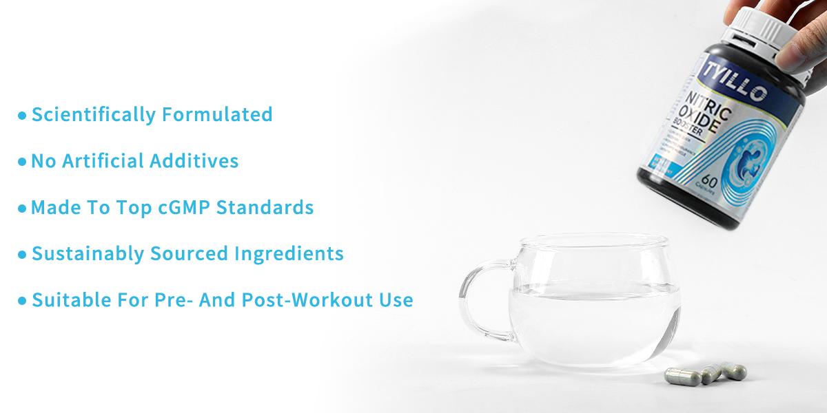 Tyillo Nitric Oxide Muscle Boost - 60 Capsules for Fast Recovery Enhanced Endurance & Muscle Growth Pre Workout Supplement for Fitness Enthusiasts Healthcare Edible Dietary Nutrition Healthy Tyillo Nitric Oxide Muscle Boost - 60 Capsules for Fast Recovery Enhanced Endurance & Muscle Growth Pre Workout Supplement for Fitness Enthusiasts Healthcare Edible Dietary Nutrition Healthy