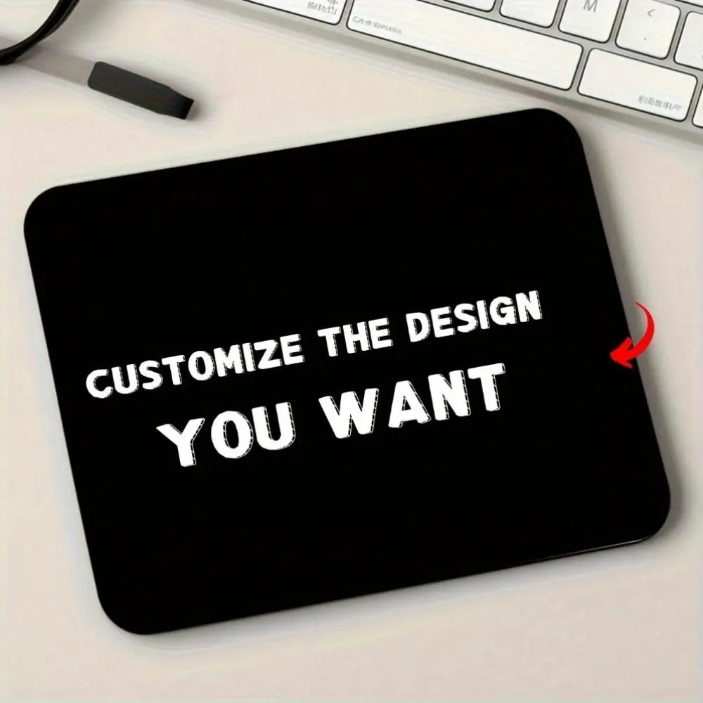 Custom Mouse Pad, Personalized Design Anti-Slip Rubber Base Wireless Mouse Pads for Desk, Computers, Laptop, Office Desk