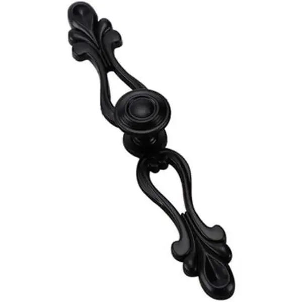 6 count  Style Cabinet Handles Dresser Drawer Pull Knob Wardrobe Cupboard Knobs with Plate and Screws