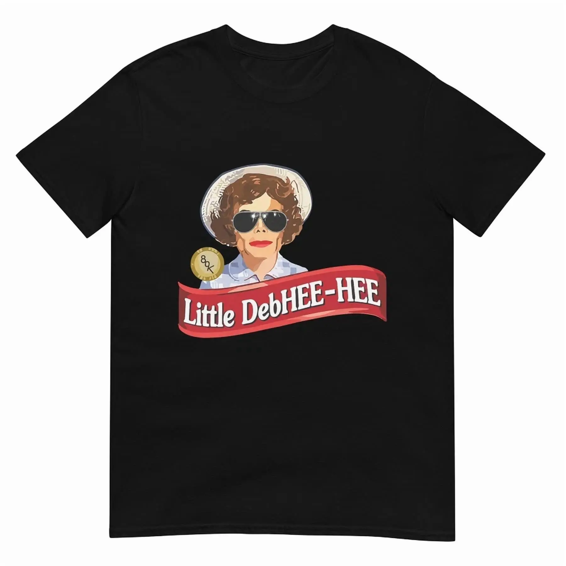 Women's 100% Cotton Oversized Round Neck Short Sleeve Sports T-Shirt - Stretchy Ribbed Soft Jersey, Lightweight Flannel-Blend Loose Casual Tee with Funny Red Ribbon Retro Portrait Graphic, Summer Daily Wear for Joggers, Streetwear, Smooth