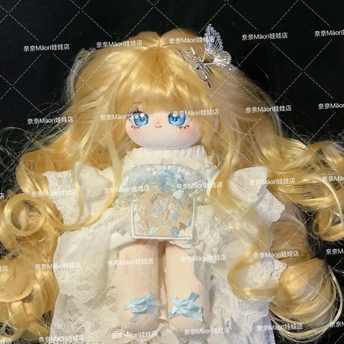 Stuffed 25cm Anime Genshin Impact Navia Cute Long Leg Body Cosplay Cotton Plush Doll Body Dress Up Plushies Toys Figures Gifts