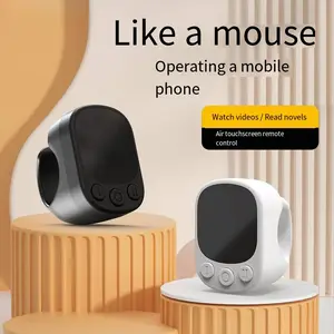 Bluetooth Mouse Ring Remote Control with Touchpad - Smart Automatic Screen Clicker, Continuous Clicker, Scrolling Device for Windows, Android, Commodity Snapping, Daily Entertainment