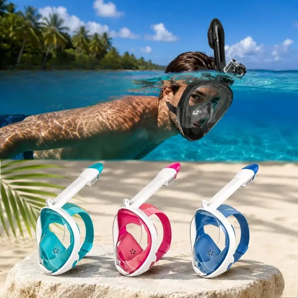 2026 New 2nd Gen Direct-Plug Fully Dry Snorkel Regulator Kit, Full-Face Snorkel Mask, Swim Goggles & Swimming Outfit Bundle for All Water Sports, Snorkeling Gear, Diving Gear, Goggles For Swimming, Snorkel Set, Diving Accessory Kit