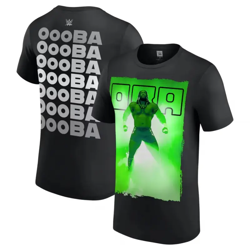 [🎤🔥100% cotton]WWE Oba Femi Photo Entrance Graphic Tee🎤🔥| Wrestling Fan T-Shirt, Premium Cotton Unisex Streetwear Shirt, Retro Superstar Entrance Photo Tee, Fight Night Apparel, Casual Crew Neck Top, Gift for Wrestling Fans & Collectors