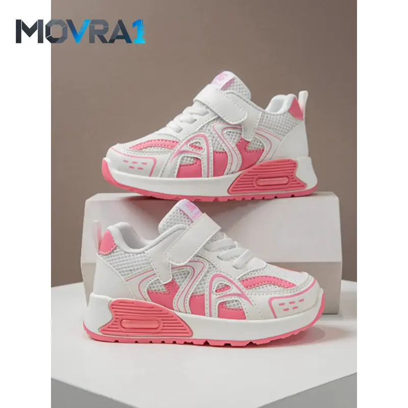 MOVRA1 Patchwork Dad Shoes, Mesh Tape Soft Sole, Breathable Anti-Casual Shoes, Athletic Trainer Sneaker, & Fall PU Rubber Bottom Shoes