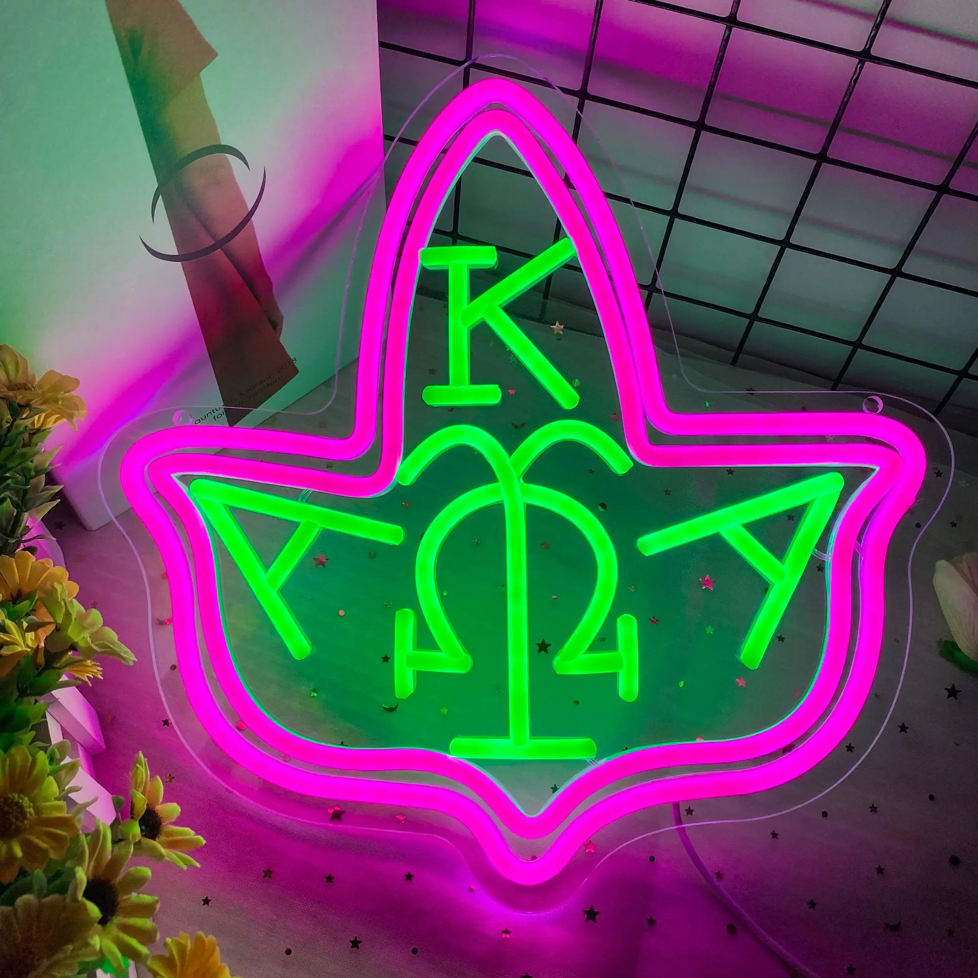 AKA LED Sign Neon Wall-Mounted Sign – Suitable for Bedrooms, Offices, Bars, Parties, and Studios; Adjustable Brightness; USB-Powered