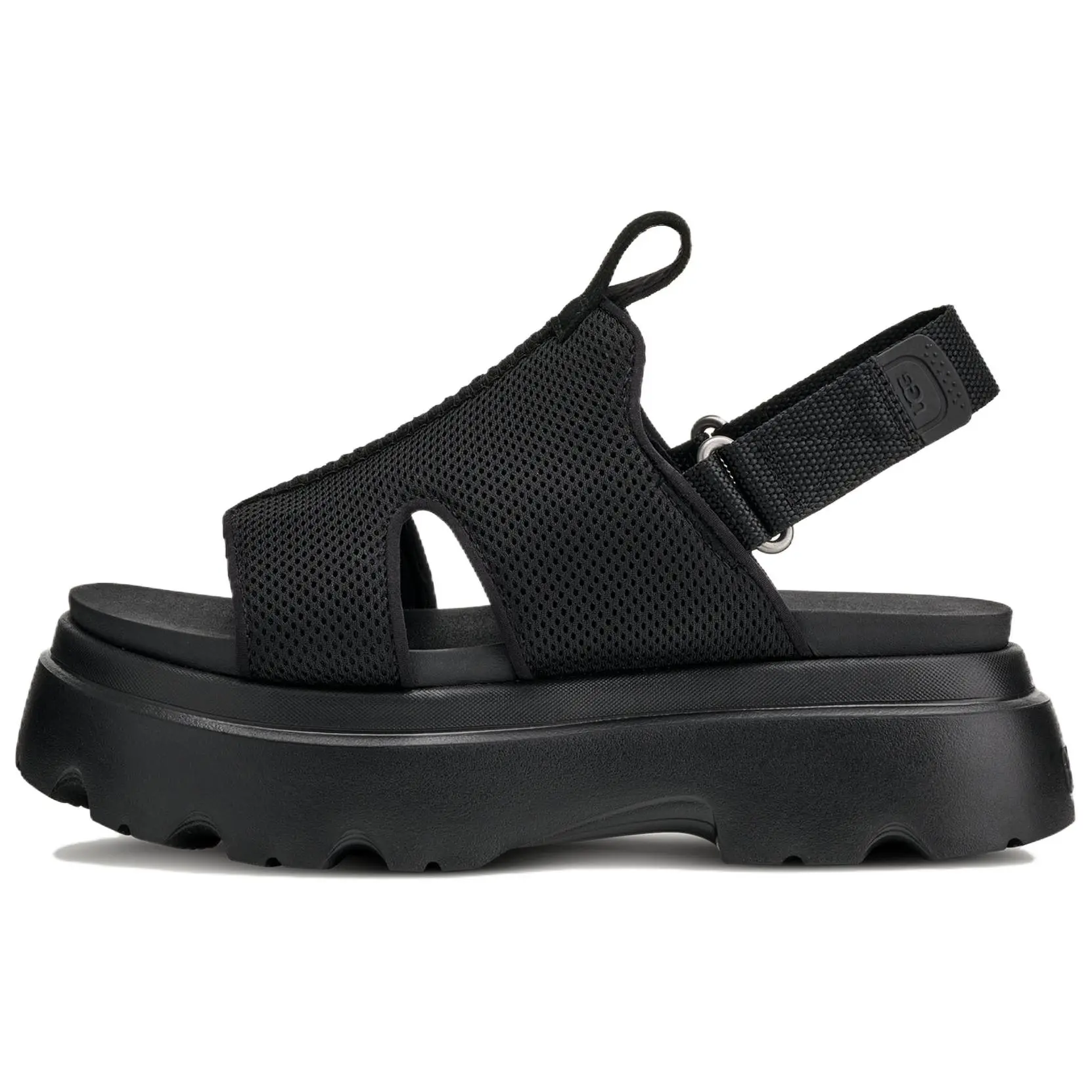 UGG Brisbane Fabric Casual Comfortable Slide Sandals 5.7Cm 1167470-BLK