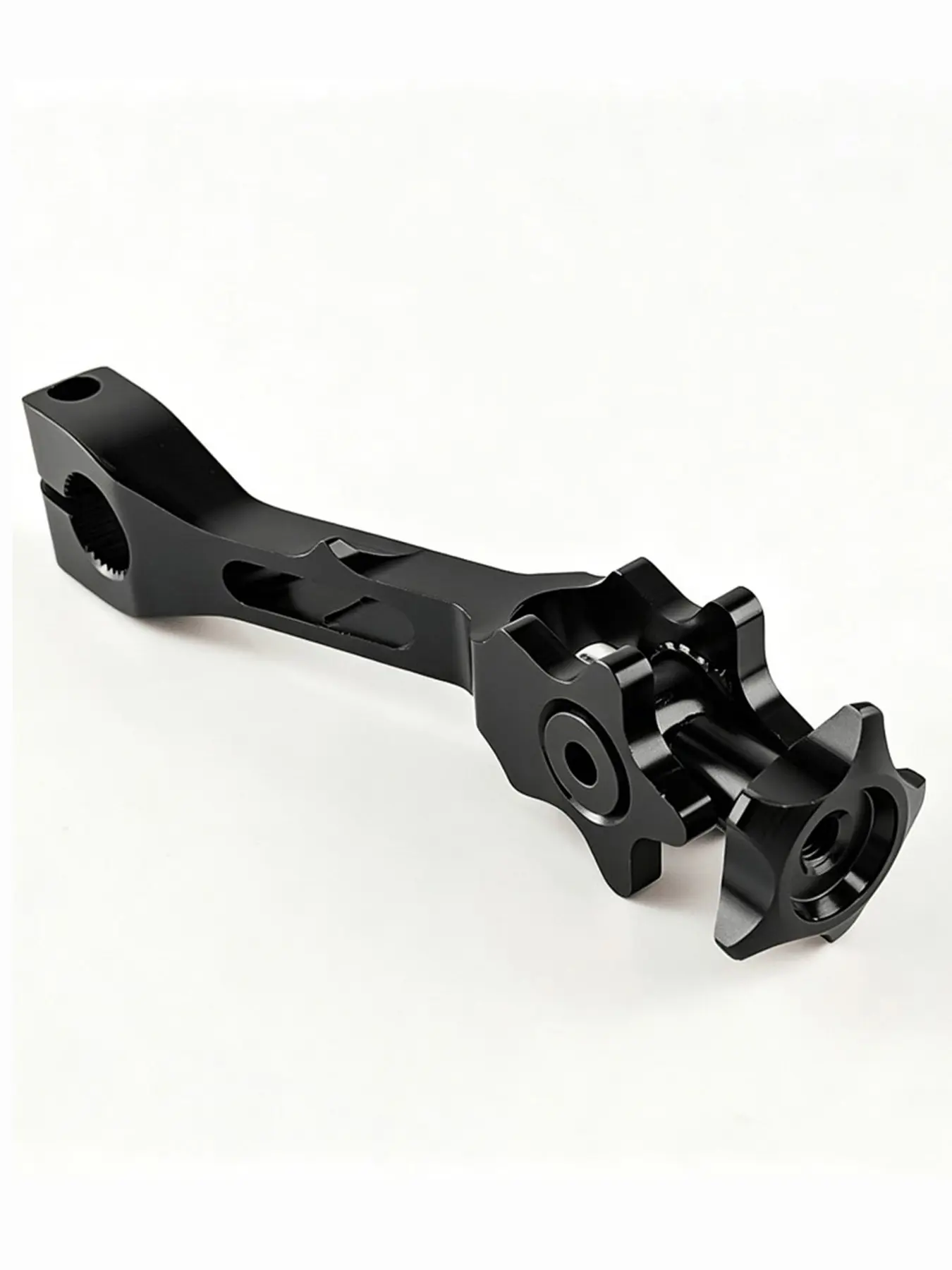 Motorcycle Brake Lever, Motorcycle Parts, Universal Rear Brake Pedal Rod, Cnc Aluminum Foot Brake Rod, Easy Installation, Titanium Color, Fits Mio, Nouvo, Soul, Nmax, Aerox, Vario, Scooopy