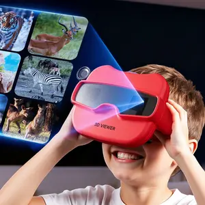 Classic 3D Viewfinder for Kids, 6 Reels Included with 42 HD Images, 3D Stereoscopic Viewer Toy, Nostalgia Retro Toys, Nature Educational Toys for Kids, Birthday Gifts, Christmas Gifts