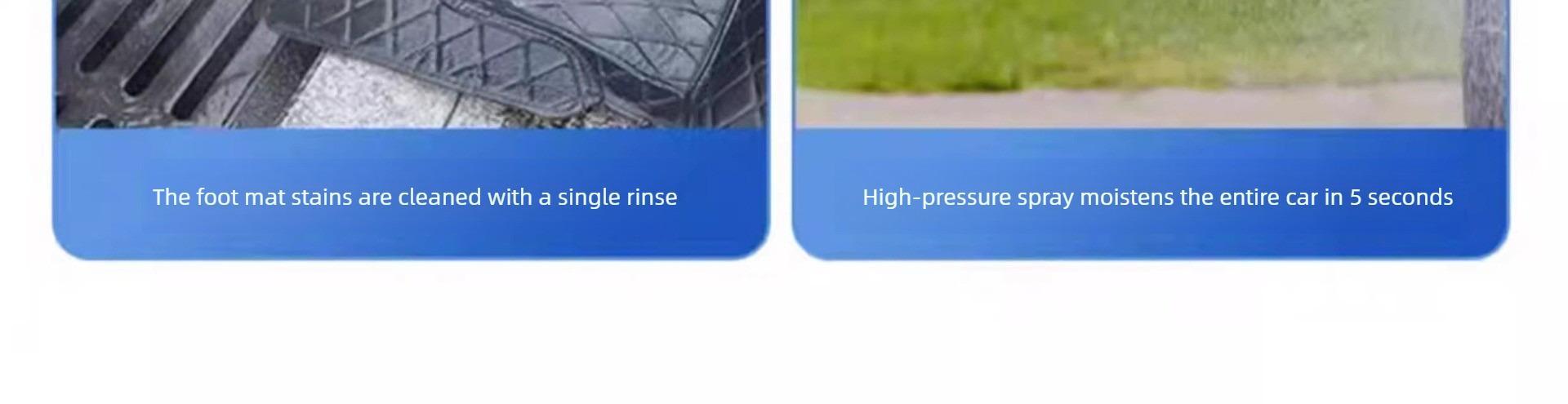 Home high-pressure car wash water gun with booster nozzle and hose, portable handheld water sprayer, a must-have for watering plants and vegetables, car washing, garden cleaning, pet bathing and outdoor rinsing.
