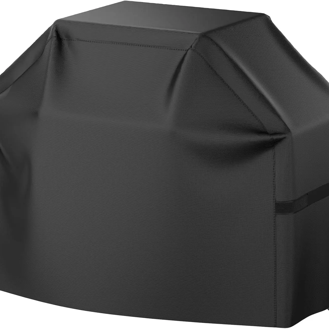 58 Inch BBQ Gas Grill Cover, Waterproof Anti-UV Rip-Proof Fade Resistant, Hook-And-Loop Straps, Adjustable Hem Drawstring