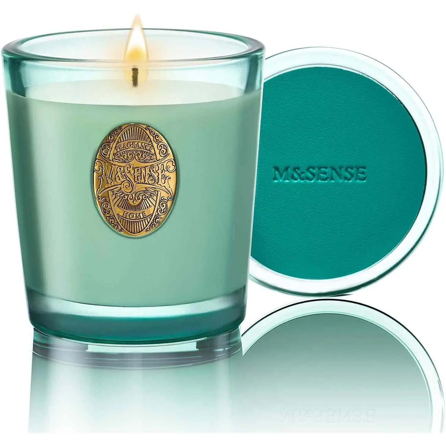 Eucalyptus Mint Aromatherapy Scented Candle for Relaxation |Soy Wax Candle | Calming Stress Relief | 9.2 OZ, 50-Hour Burn Time | Natural Scent for Home, Office, Gift