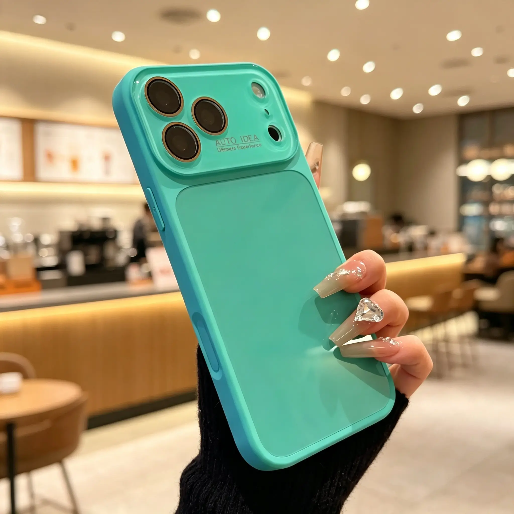 Candy-Colored Durable Shockproof TPU+PC Dual Layer Phone Case for iPhone 13/14/15/16/17 Pro Max, Multi-Model Premium Protective Mobile Accessories, Cute Summer Unisex Essential Gift