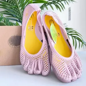 Ultimate Comfort! Soft Leather Five    | Non-Slip  Sole Dance Shoes for Women Toe Ballet Flats Comfortable Split lightweight anti-slip