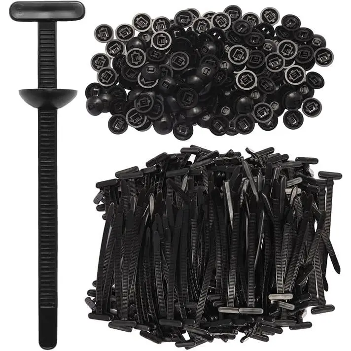 150 count Nylon   Tie Quick Repair Buckle Zip Tie Clip For , Upgraded Multifunctional Pin & Botton Fastener Plastic Self Lock Zipper for  Fix