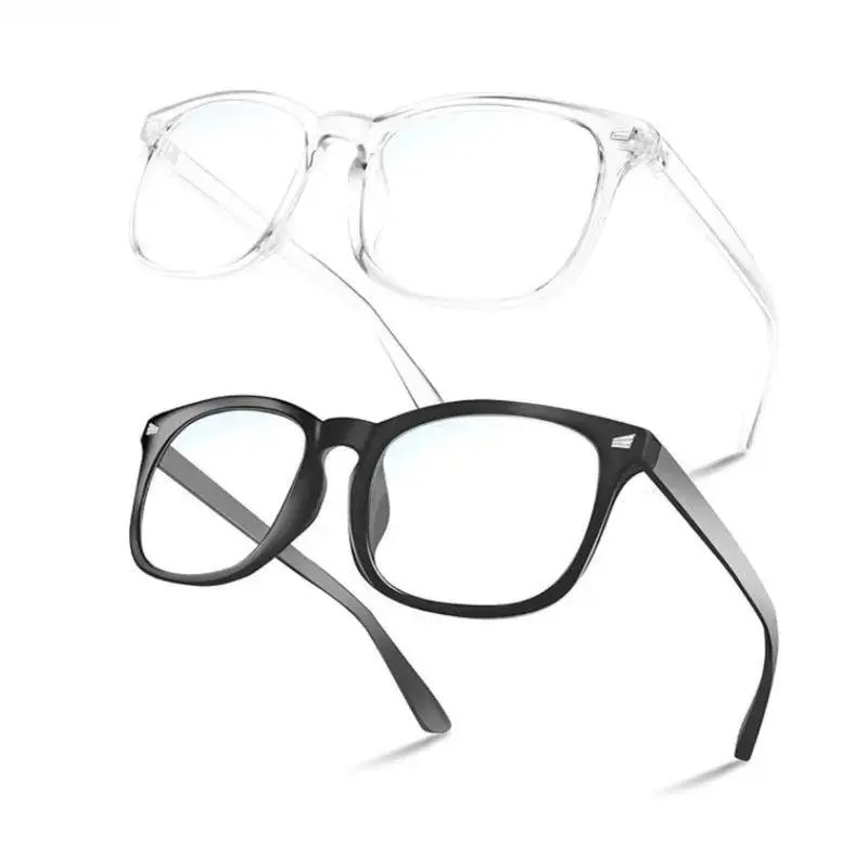Vintage Small Oval Blue Light Blocking Glasses for Women – 2025 Minimalist Clear Lens Computer Eyewear, Lightweight UV400 Anti-Eye Strain Amber Tint Frames, Stylish Gaming & Office Screen Protection Glasses, Compatible with Daily Fashion Outfits