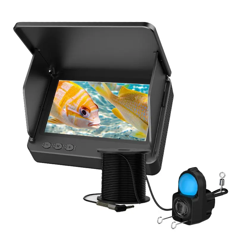 Portable Underwater Fishing Camera with 4.3 Inch LCD Display, Infrared Night Vision, Waterproof Fish Finder, Ideal Gift for Men & Anglers, Outdoor Fishing Supplies