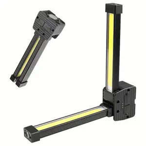 180° Rotatable Gym Posing Lamp - Magnetic Work Light with Hang Hook, USB Power Bank LED Handheld Flashlight
