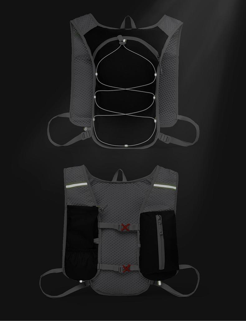 Lightweight Hydration Vest Backpack, Breathable Running Hiking Cycling Bag with Large Capacity, Outdoor Water Bladder Pack for Trail Running Camping Lightweight Hydration Vest Backpack, Breathable Running Hiking Cycling Bag with Large Capacity, Outdoor Water Bladder Pack for Trail Running Camping