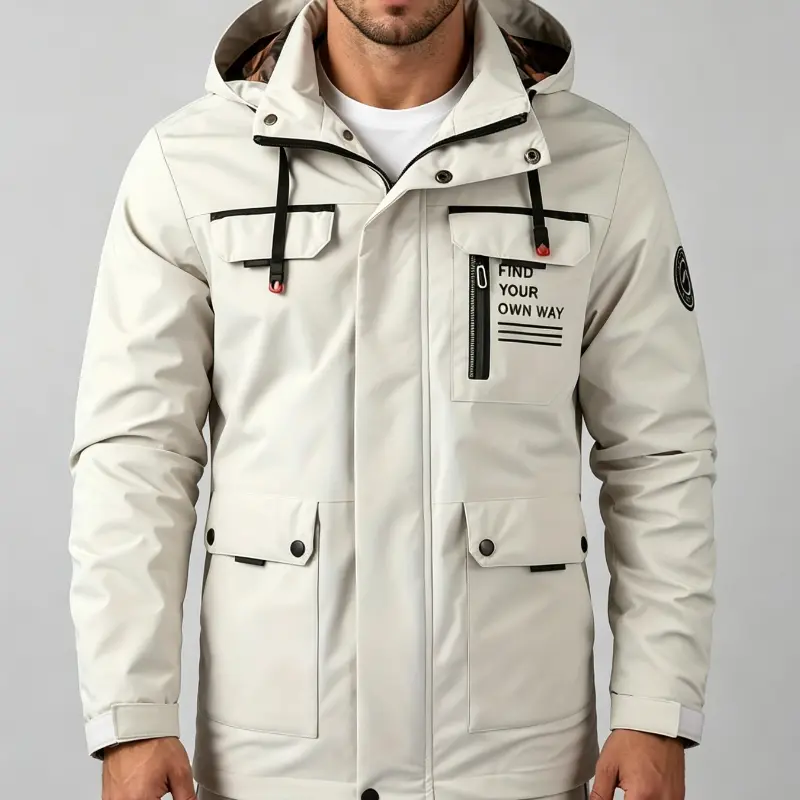 Men's Casual Bomber Jacket – Lightweight, Durable & Easy-Care for Spring/Fall Weather with Functional Pockets-New Men's Fashion Casual Windbreaker Bomber Jacket, Autumn Outdoor Waterproof Sports Jacket