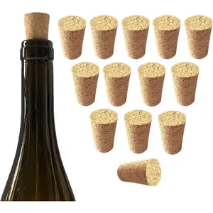 14 count Cork for Bottles Stoppers Cork Plugs Soft   Tapered Corks Wooden  Corks for Bar,Restaurant, and  Making Craft,Jars and Bottles, DIY Crafts,Leakproof