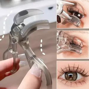 Portable Wide-Angle Eyelash Curler with Comb, Suitable for All Eye Shapes, Easy to Use, No Batteries Needed, Ideal for Beginners, Lash Tools