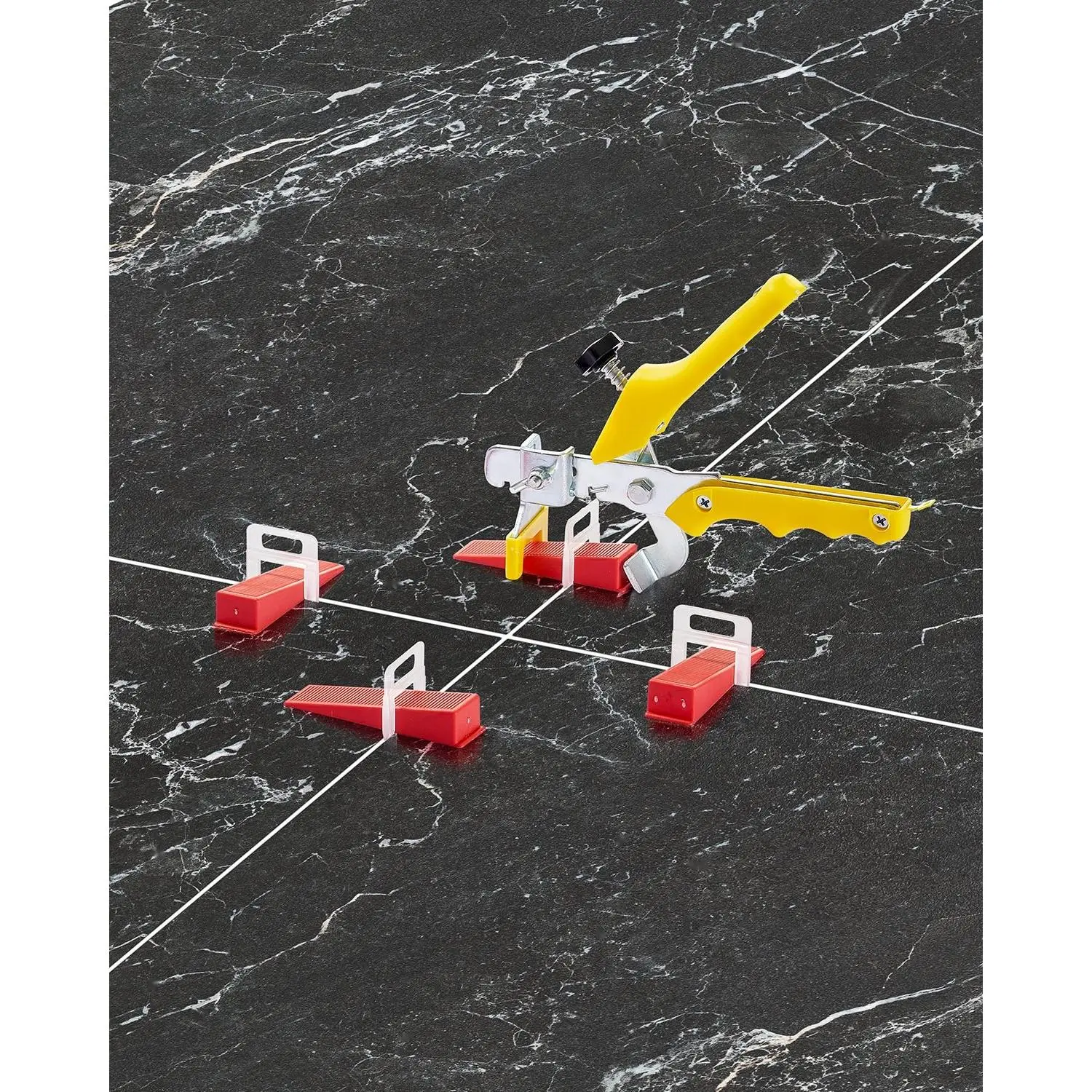 Tile Leveling System Clips 700-Piece Kit With 1/8-Inch Tile Spacers, Spacing Clips And Tools For Ceramic Tile And Stone Installation, 3mm Floor And Wall Spacers, Tiling Tool Set For Professional Contractors