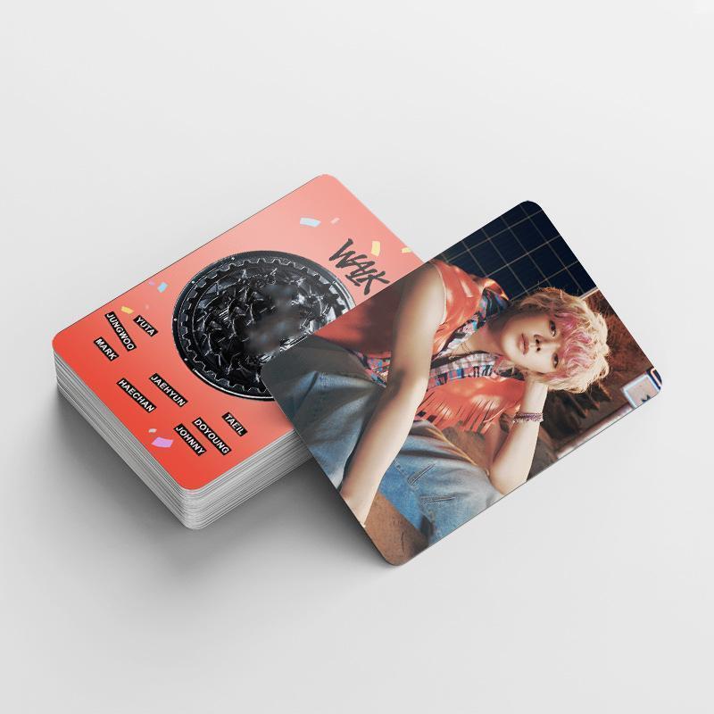 92Pcs/Set Kpop Taeyong Jaehyun WALK Album Photocards Stickers Yuta Jungwoo Doyoung Selfie Cards Haechan Johnny Decals Fans Gifts