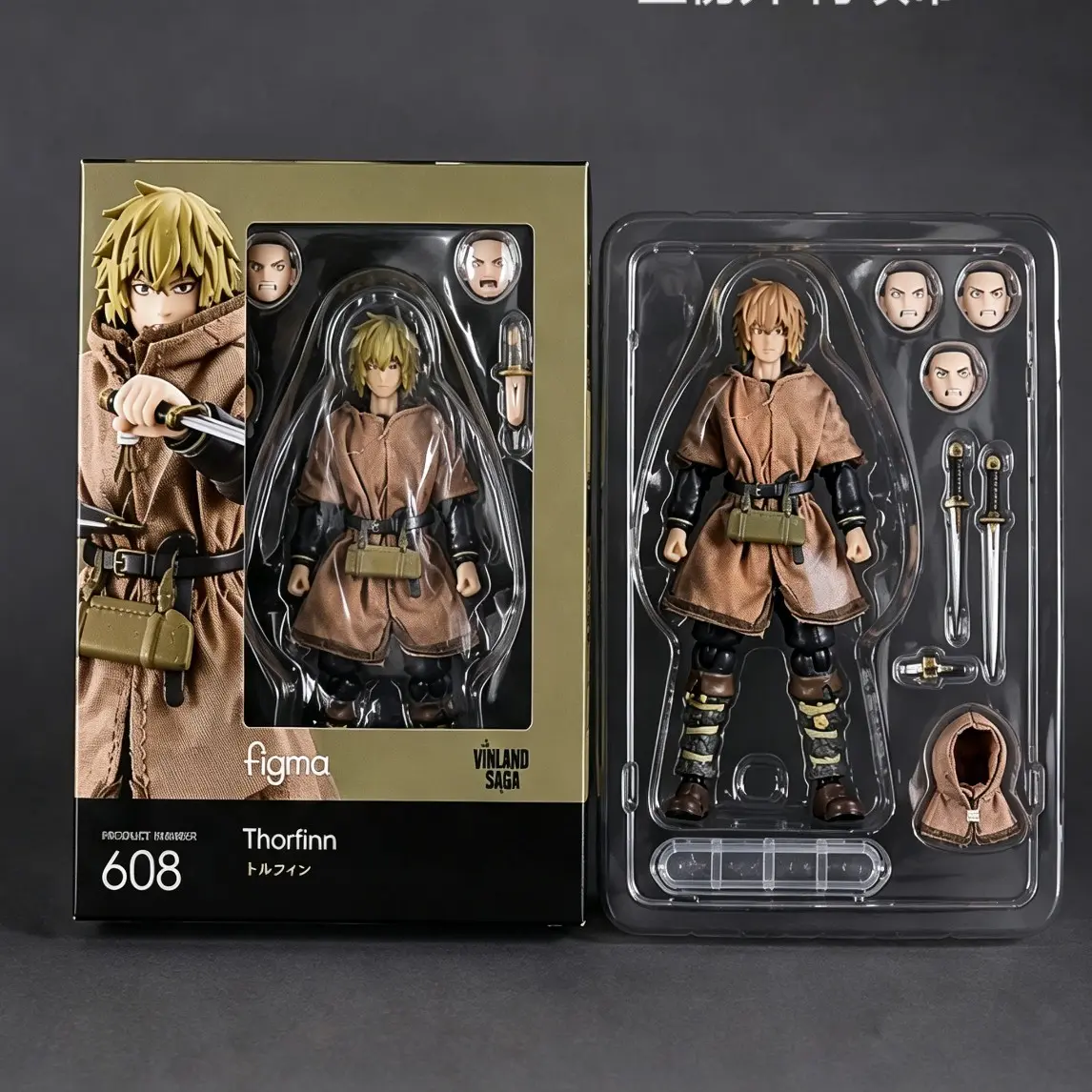 Figma 608 Torfin Action Figure, 14cm Height, Viking Style Costume, Detailed Accessories, Collectible Model, Perfect for Display and Gifting