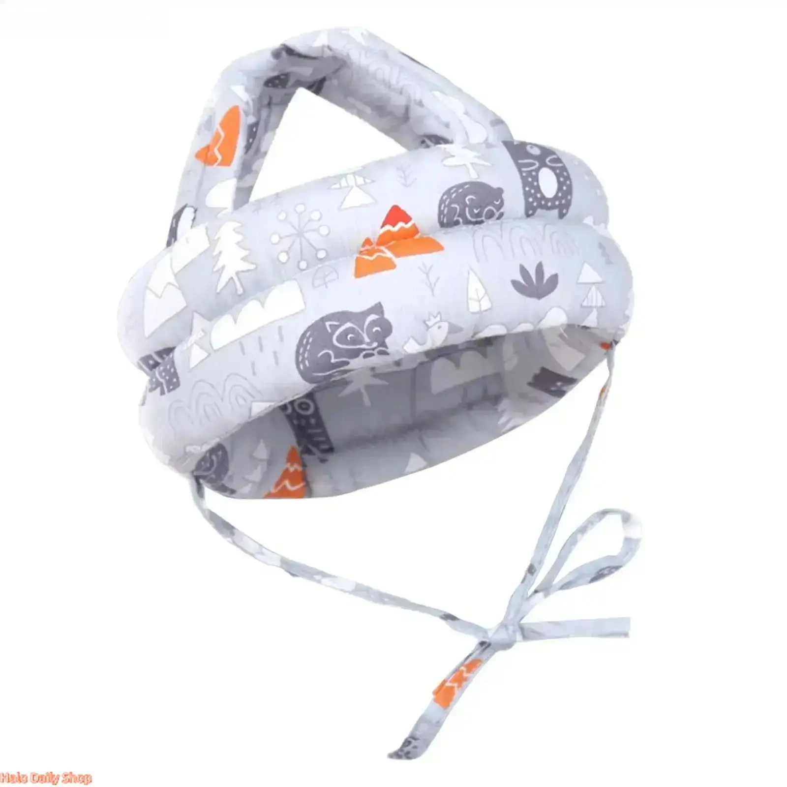 Baby Head Protector, Soft Padded Cotton Safety Cap for Infants & Toddlers, Lightweight Adjustable Bumper Helmet for Crawling and Walking, Baby Items