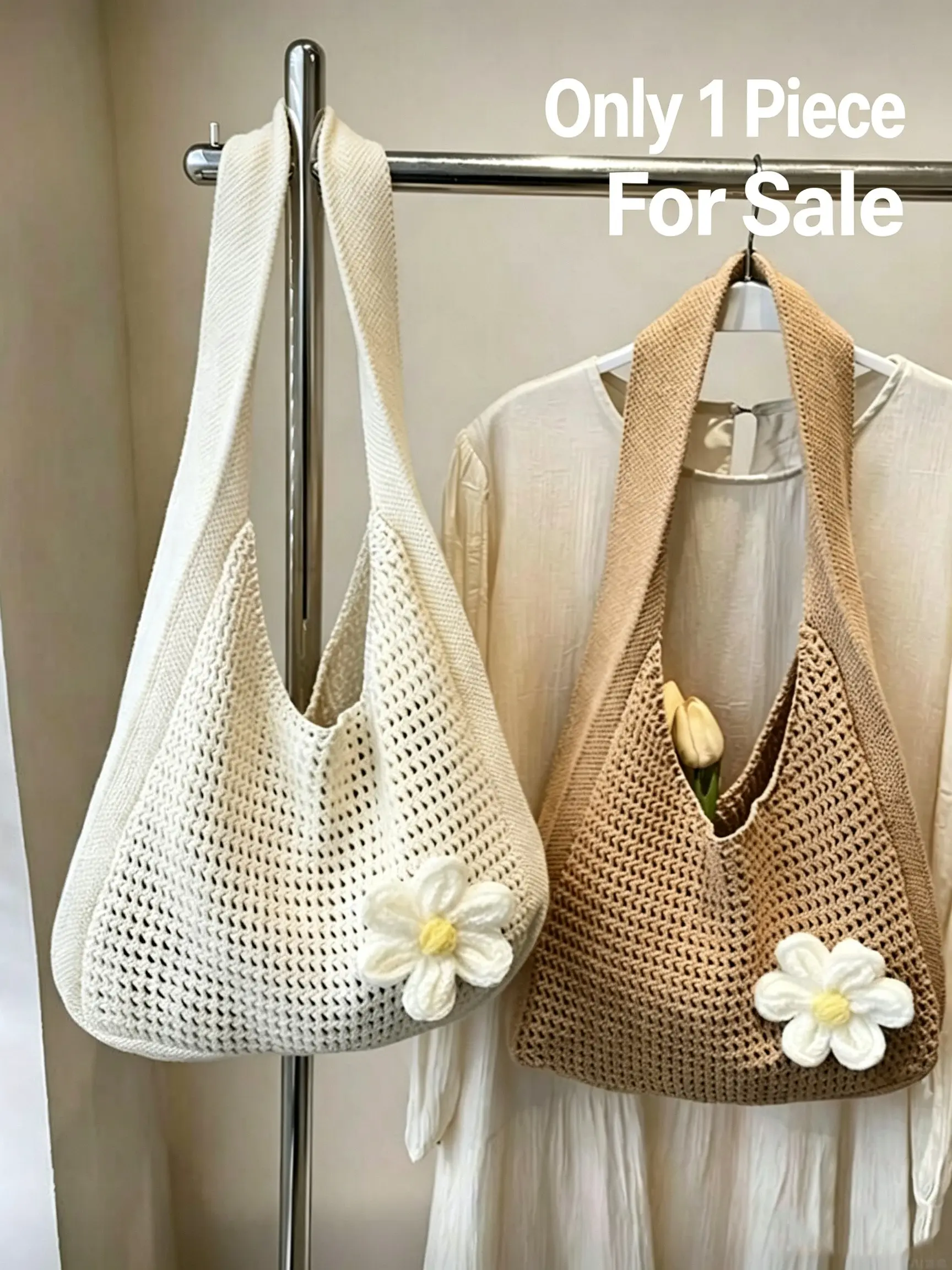 Bohemian Fashion Crochet Tote Bag, Boho Bag, Lightweight Shoulder Beach Bag Ideal for Vacations, Trendy Handmade Accessory, Eco Friendly Totes, Handcrafted Bag, Casual Trendy Bag, Fashionable Casual Bag