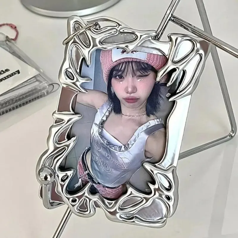 Electroplating Photocard Holder - Personalized Kpop Star Card Protection Cover Accessories