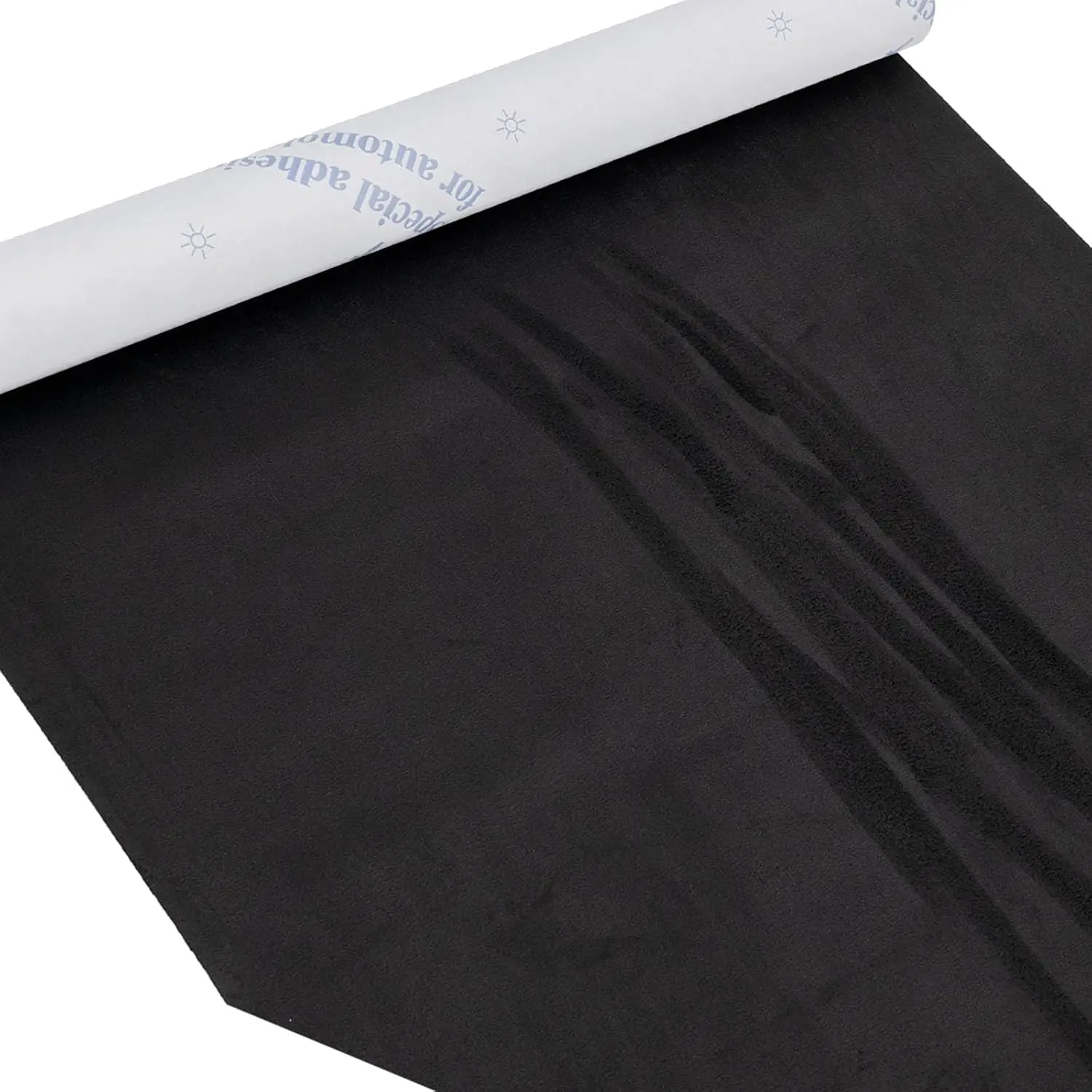 17x72 in Self-Adhesive Synthetic Suede Fabric Wrap Film - Microfiber Blend, Easy-Apply Stretch Material for Car Body Repair, Automotive Decoration