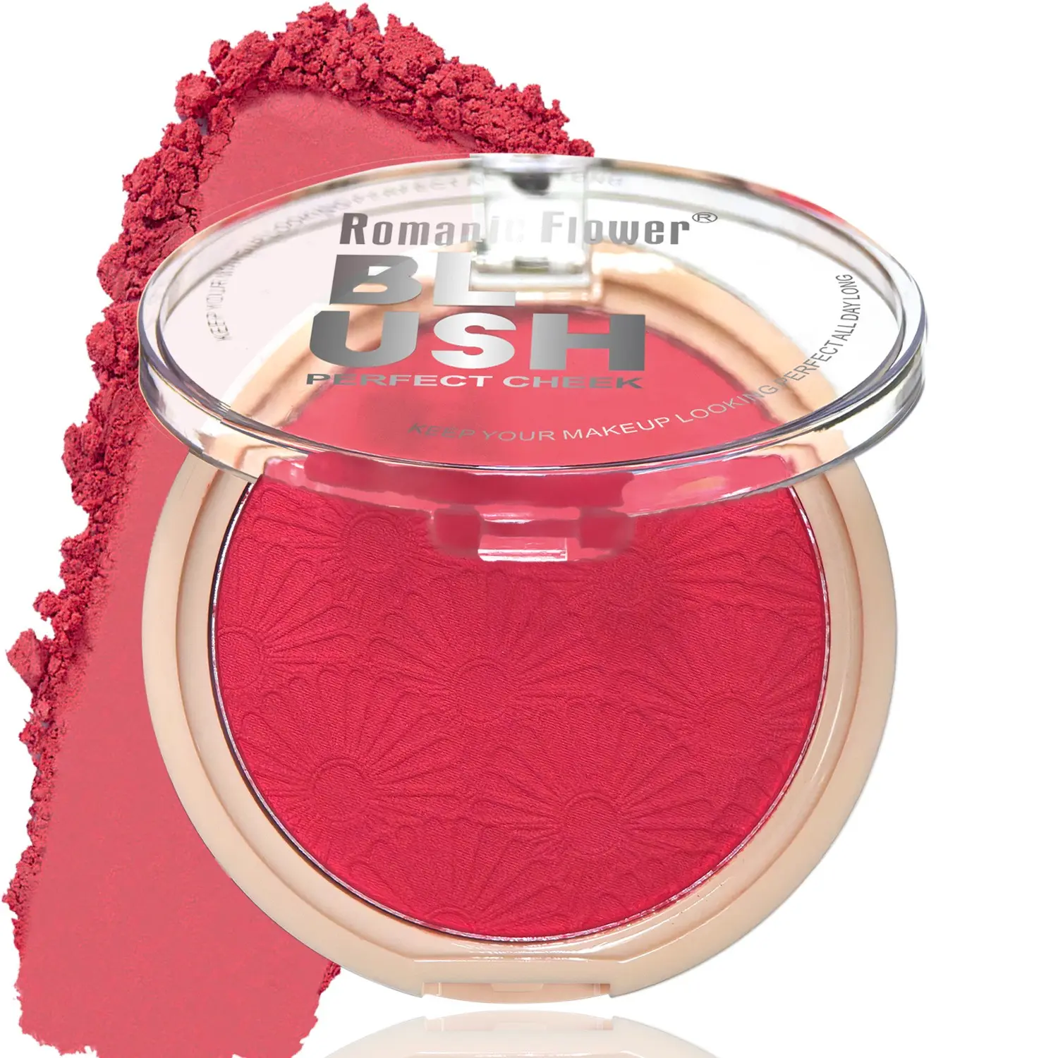 4 Color Matte Powder Blush, Everyday Versatile Makeup Waterproof Long Lasting Nature High Pigment Face Makeup Fine Powder Blusher for All Skin Types, Makeup Beauty Cosmetics