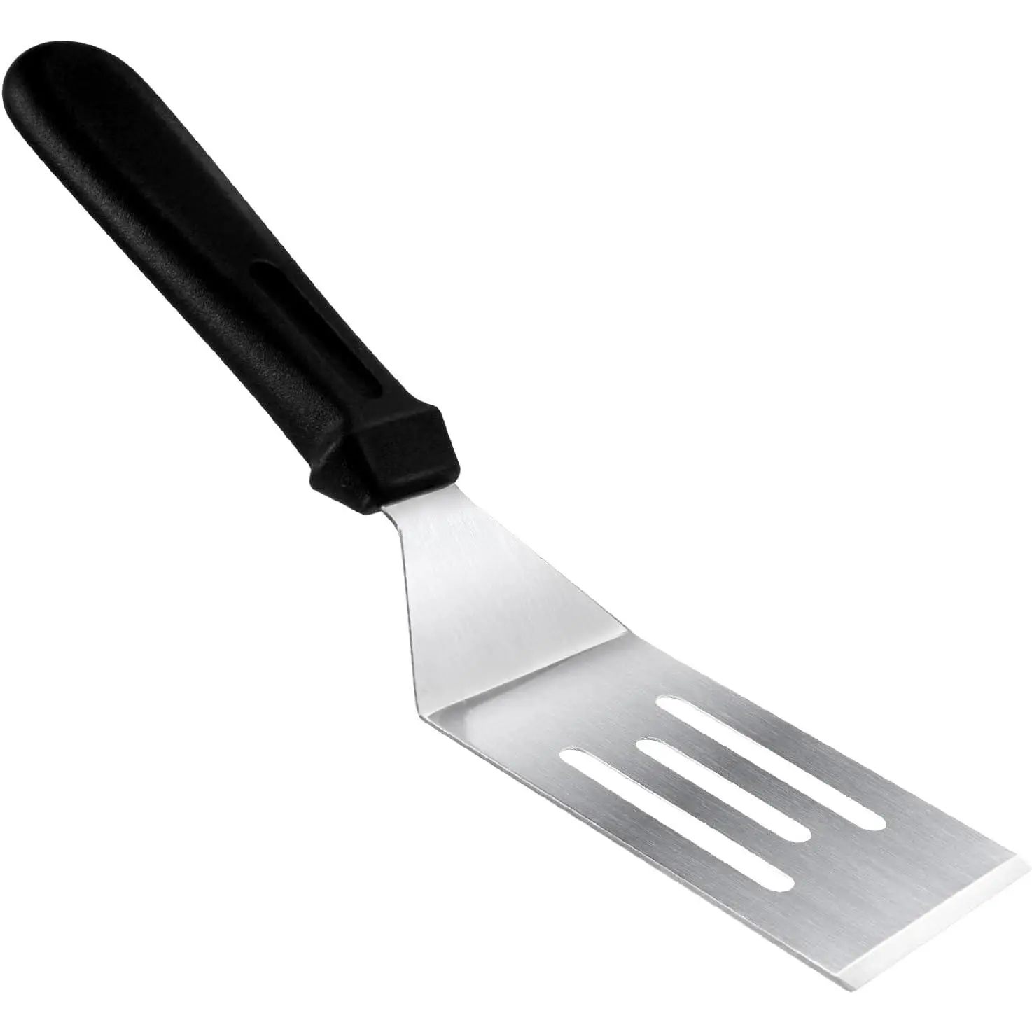 Metal Spatulas for kitchen Use, Pieces Professional Serving Spatula with Heat Resistant Handle, 9.8 Inch Stainless Steel Spatula Ideal for Pancakes, Eggs, Griddle Scraper, BBQ or Desserts