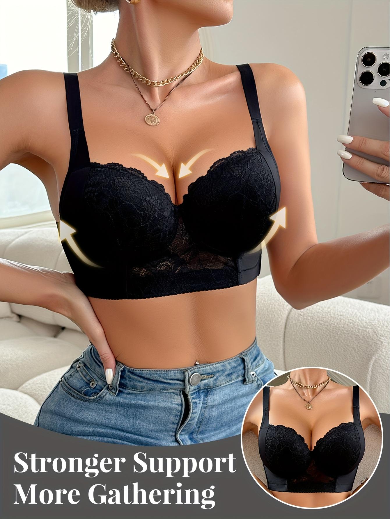 Lace Lingerie Women's Sexy Push-Up Anti-Sagging Comfortable Bra