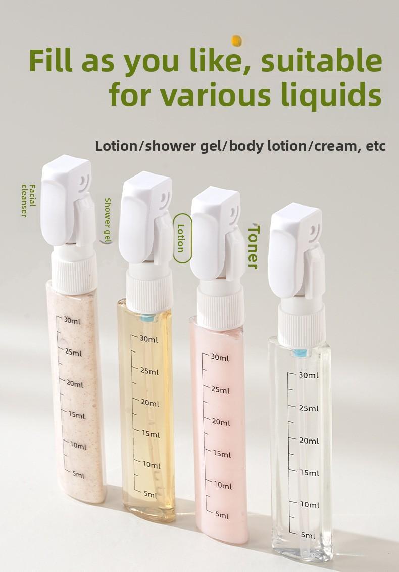 Travel Dispensing Bottle Portable Cosmetic Set Shampoo Shower Gel Makeup Remover Oil Washing Dispensing Bottle Leakproof